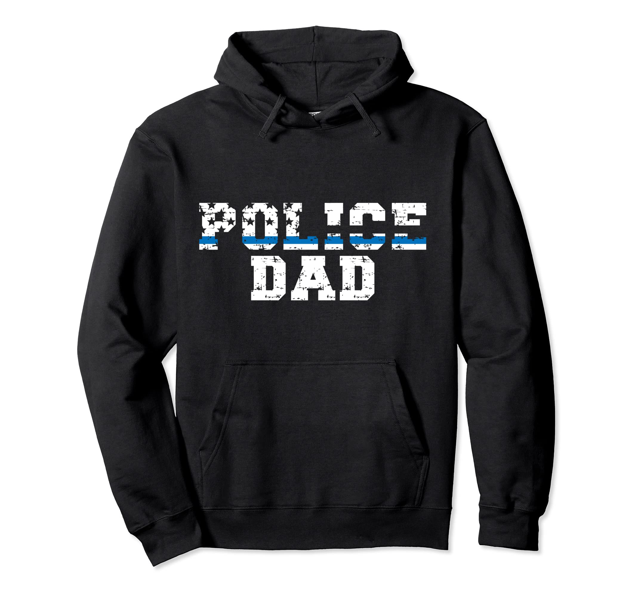 Police Dad Police Officer Dad Police Father Hoodie - Unique Graphic Unisex - T-Shirt, Sweatshirt, Hoodie