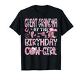 Great Grandma Birthday Cow Rodeo Western T-Shirt - Custom Art Print Unisex - T-Shirt, Sweatshirt, Hoodie