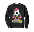 Soccer Ice Cream Drip Game Sweatshirt - Casual Everyday Wear Men Women - T-Shirt, Sweatshirt, Hoodie