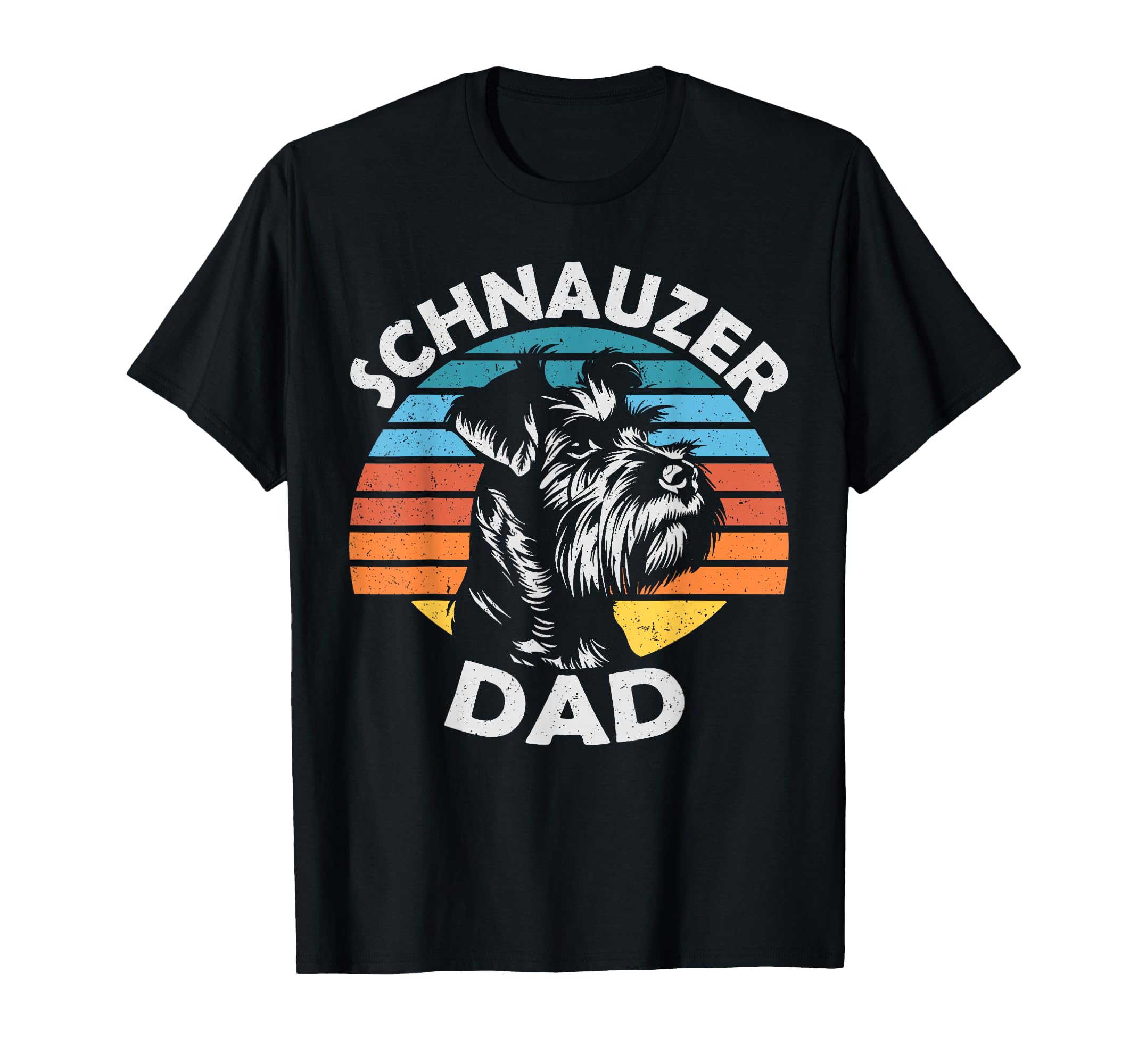 Schnauzer Dad Dog Pet Funny Fathers T-Shirt - Aesthetic Graphic for Adults - T-Shirt, Sweatshirt, Hoodie