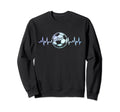 Soccer Heartbeat Sports Sweatshirt - Casual Everyday Wear for Adults - T-Shirt, Sweatshirt, Hoodie