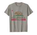 California Dad Republic Flag Fade T-Shirt - Fun Novelty Design for Adults - T-Shirt, Sweatshirt, Hoodie