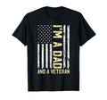 Im Dad And Veteran Fathers Day Papa T-Shirt - Custom Art Print Unisex - T-Shirt, Sweatshirt, Hoodie