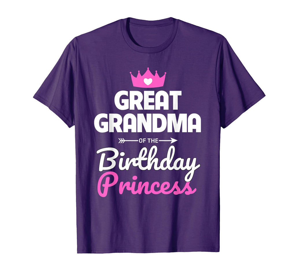 Great Grandma Birthday Princess Party T-Shirt - Custom Art Print Men Women - T-Shirt, Sweatshirt, Hoodie