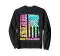 Dad Outnumbered Funny Colorful Fathers Sweatshirt - Trendy Graphic Unisex - T-Shirt, Sweatshirt, Hoodie