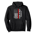 Funny Dad Firefighter Usa Flag Hoodie - Trendy Graphic Unisex - T-Shirt, Sweatshirt, Hoodie