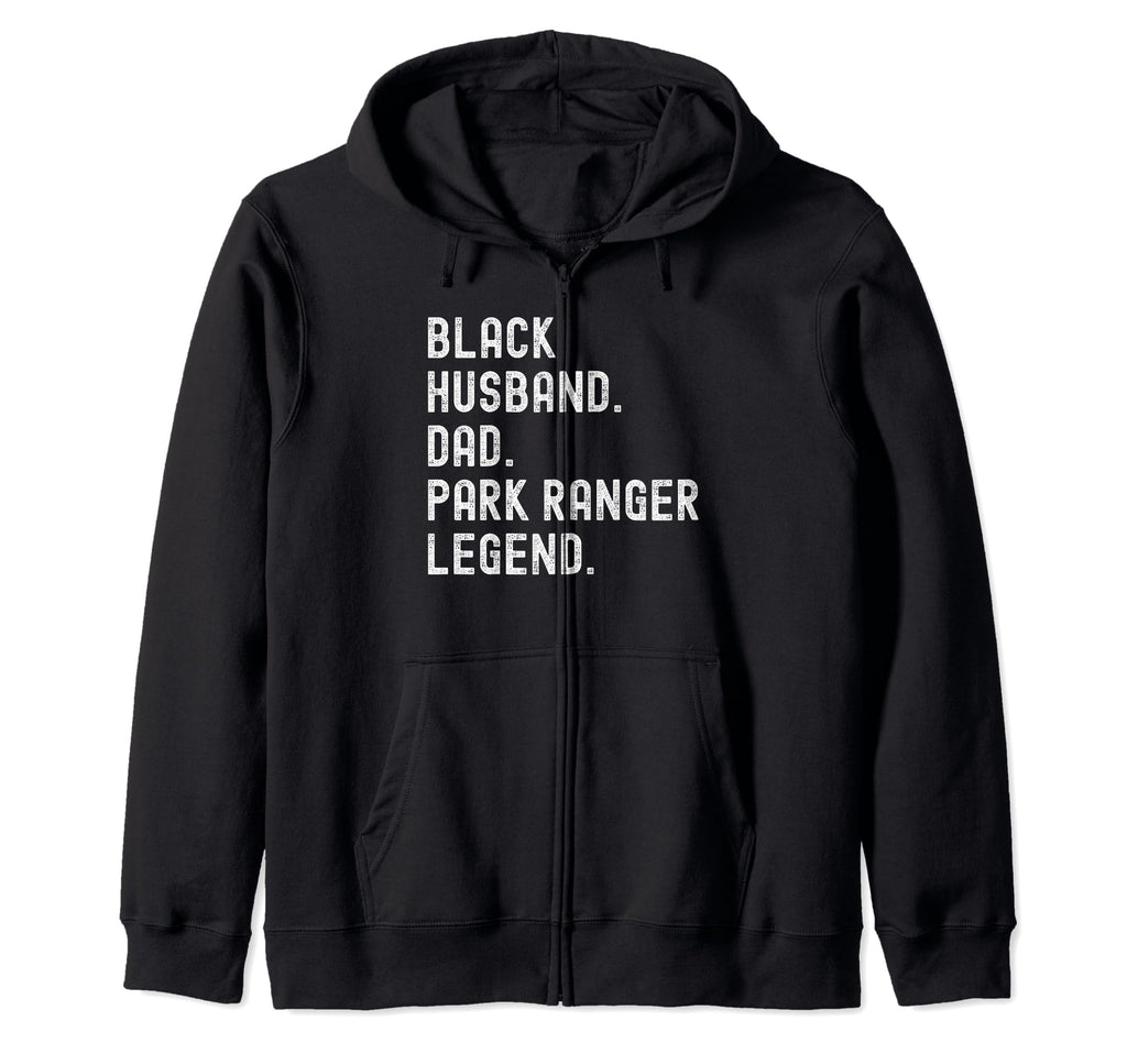 Husband Dad Park Ranger Shirts Black T-Shirt - Minimalist Print for Adults - T-Shirt, Sweatshirt, Hoodie