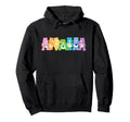 Care Bears Bear Spectrum Line Up Hoodie - Graphic Print Unisex - T-Shirt, Sweatshirt, Hoodie