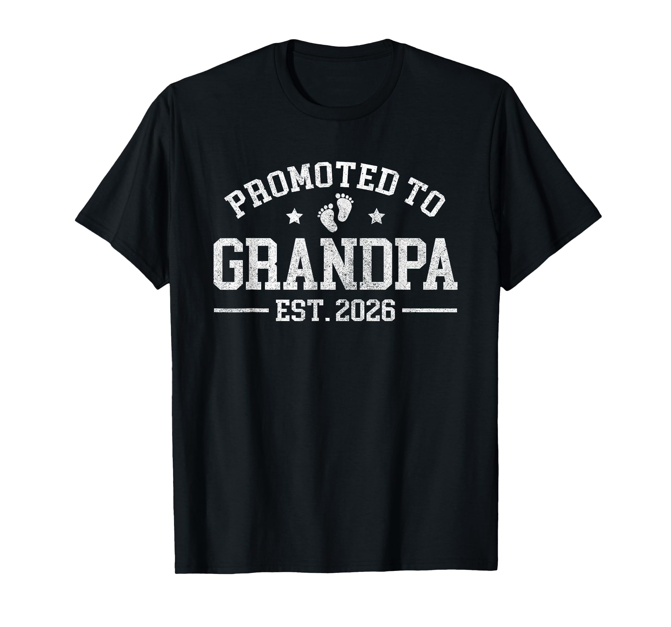 Promoted To Grandpa Est 2026 Grandparents T-Shirt - Unique Graphic Unisex - T-Shirt, Sweatshirt, Hoodie