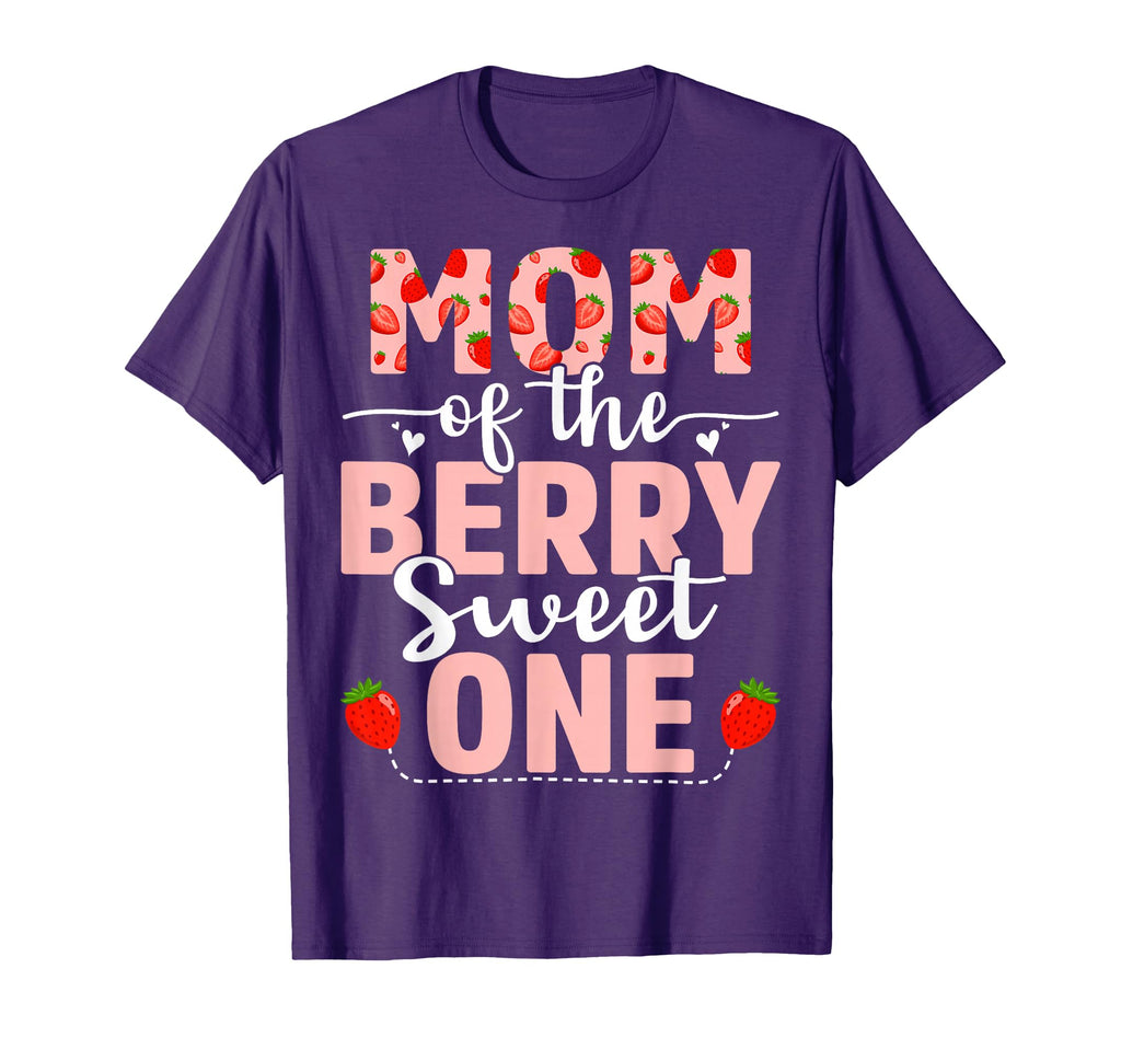 Mom Berry Sweet One Birthday Strawberry T-Shirt - Novelty Apparel Unisex - T-Shirt, Sweatshirt, Hoodie