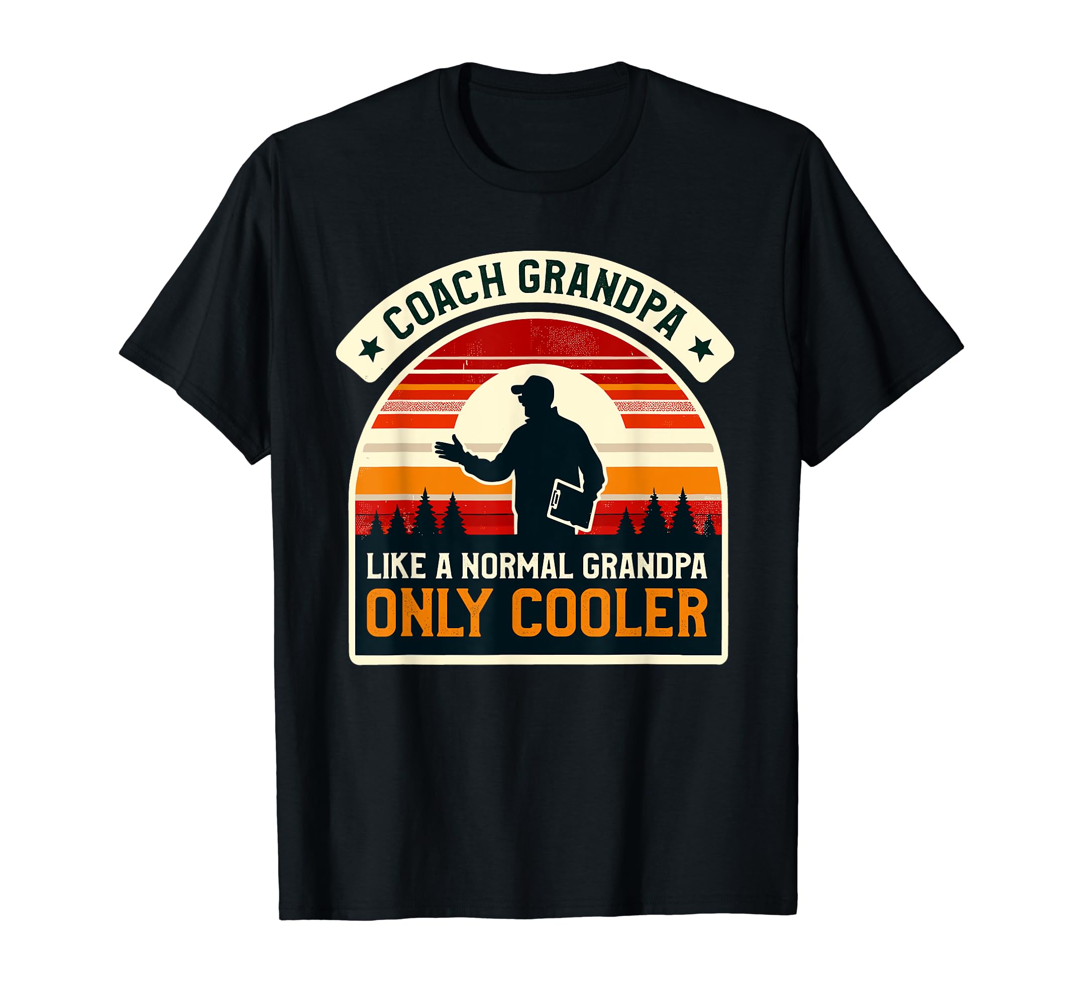 Coach Grandpa Coaching Coaches T-Shirt - Custom Art Print for Adults - T-Shirt, Sweatshirt, Hoodie