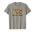 Womens Owners Peace Love Cockapoo T-Shirt - Aesthetic Graphic for Adults - T-Shirt, Sweatshirt, Hoodie