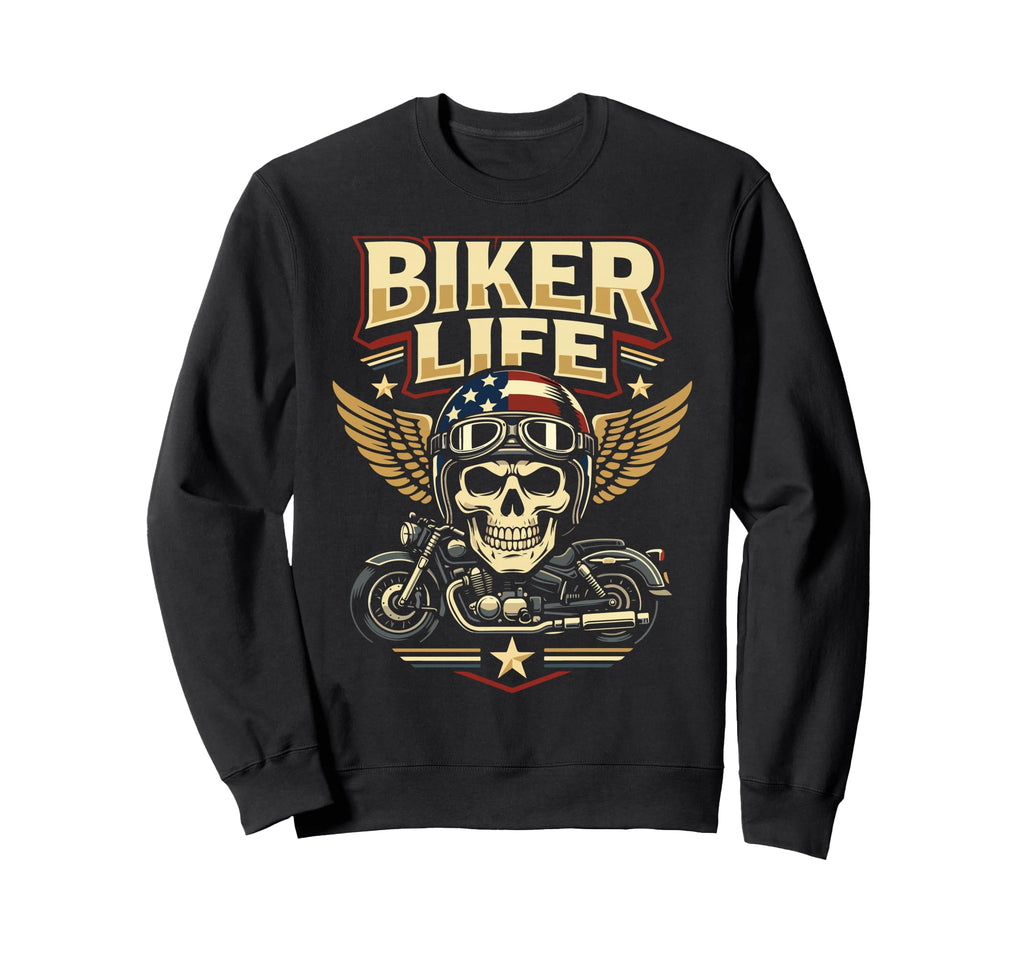 Motorcycle Biker Biker Life Sweatshirt - Novelty Apparel for Adults - T-Shirt, Sweatshirt, Hoodie