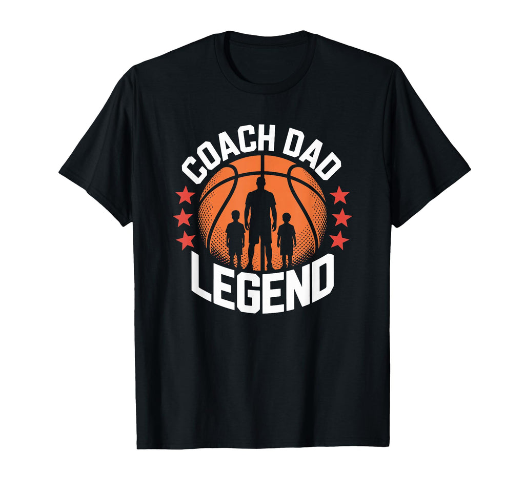 Coach Dad Legend Basketball Player T-Shirt - Graphic Print for Adults - T-Shirt, Sweatshirt, Hoodie