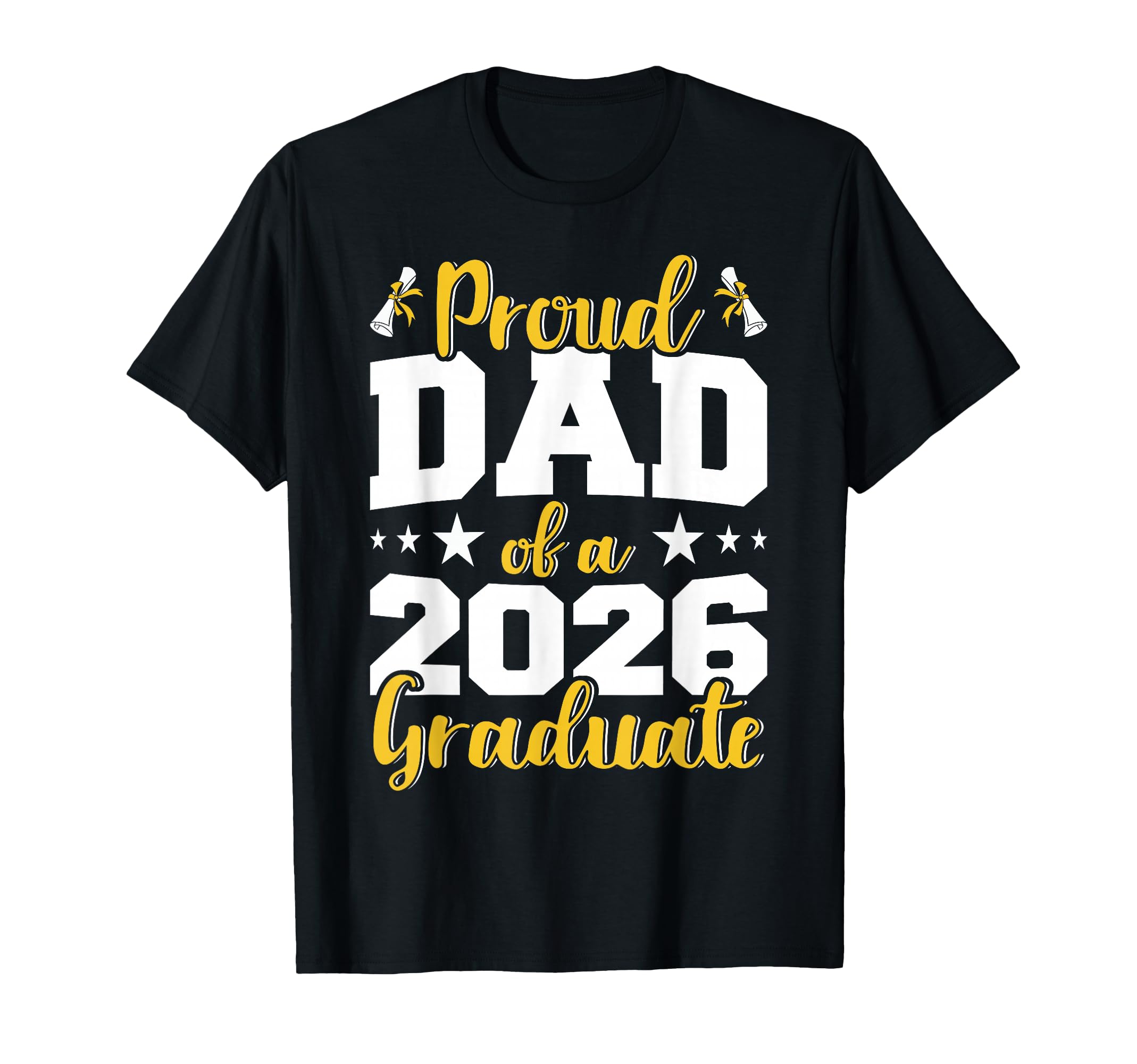 Mens Proud Dad 2026 Graduate Senior T-Shirt - Graphic Print Men Women - T-Shirt, Sweatshirt, Hoodie