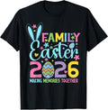 Happy Family Easter 2026 Spring Bunny Making Memories - Adult & Kids T-Shirts, Sweatshirts & Hoodies apparel design preview 1