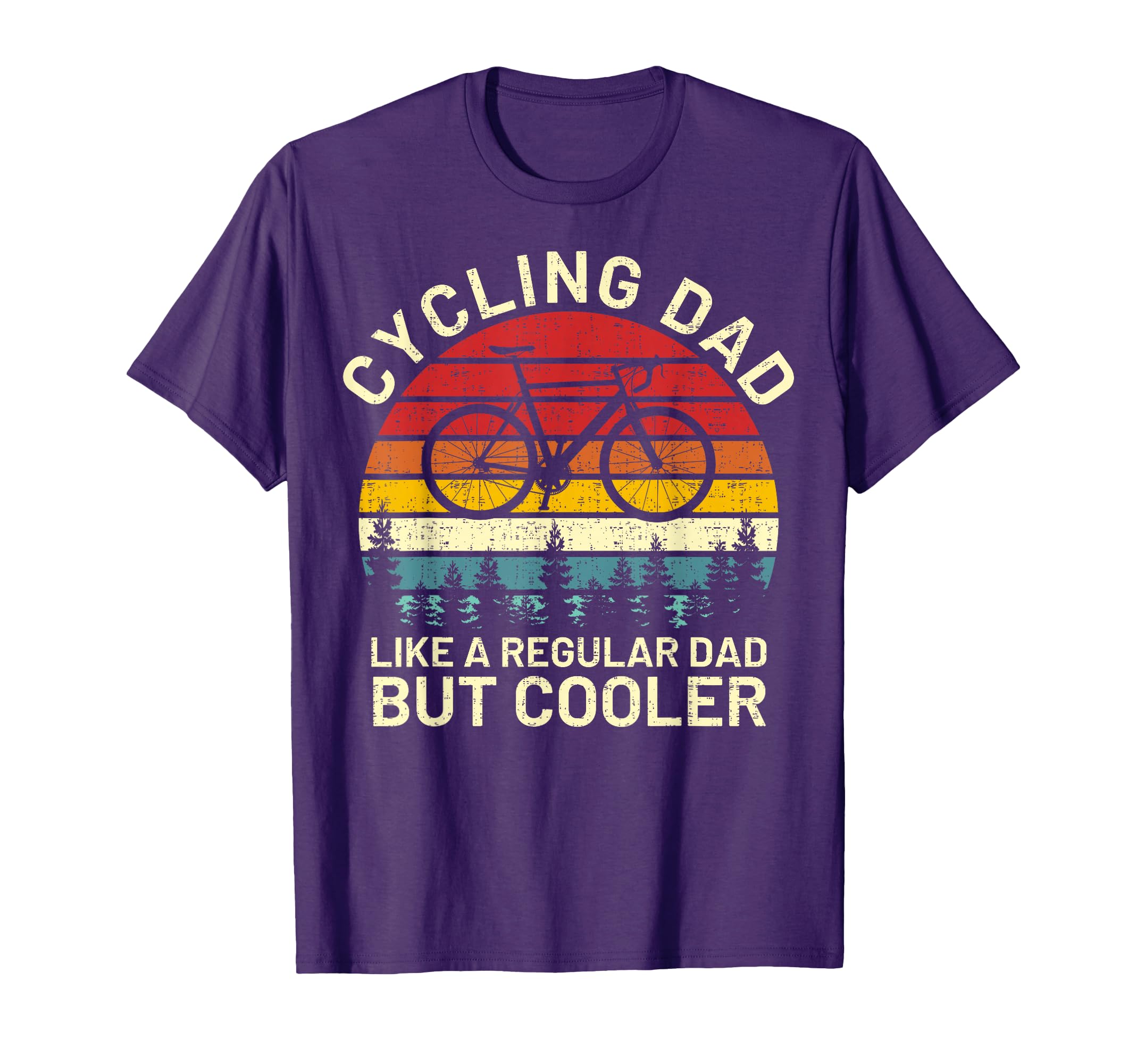 Cycling Dad Like Regular Dad But Cooler T-Shirt - Graphic Print Men Women - T-Shirt, Sweatshirt, Hoodie