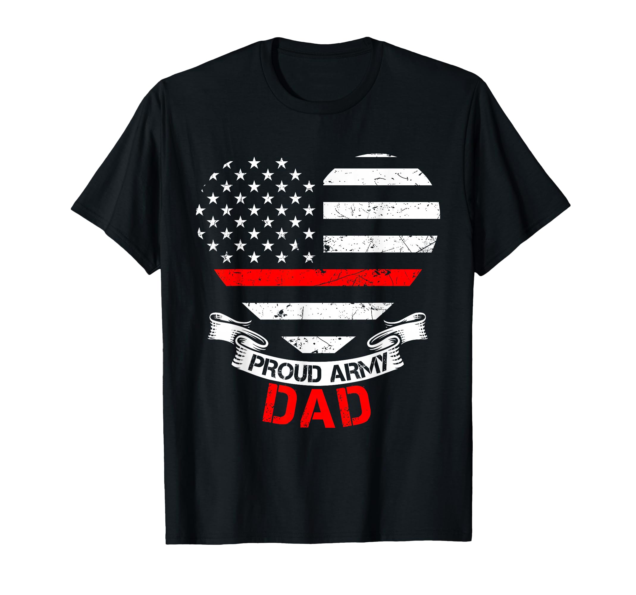 Proud Army Dad Pride Military Dad T-Shirt - Unique Graphic Unisex - T-Shirt, Sweatshirt, Hoodie