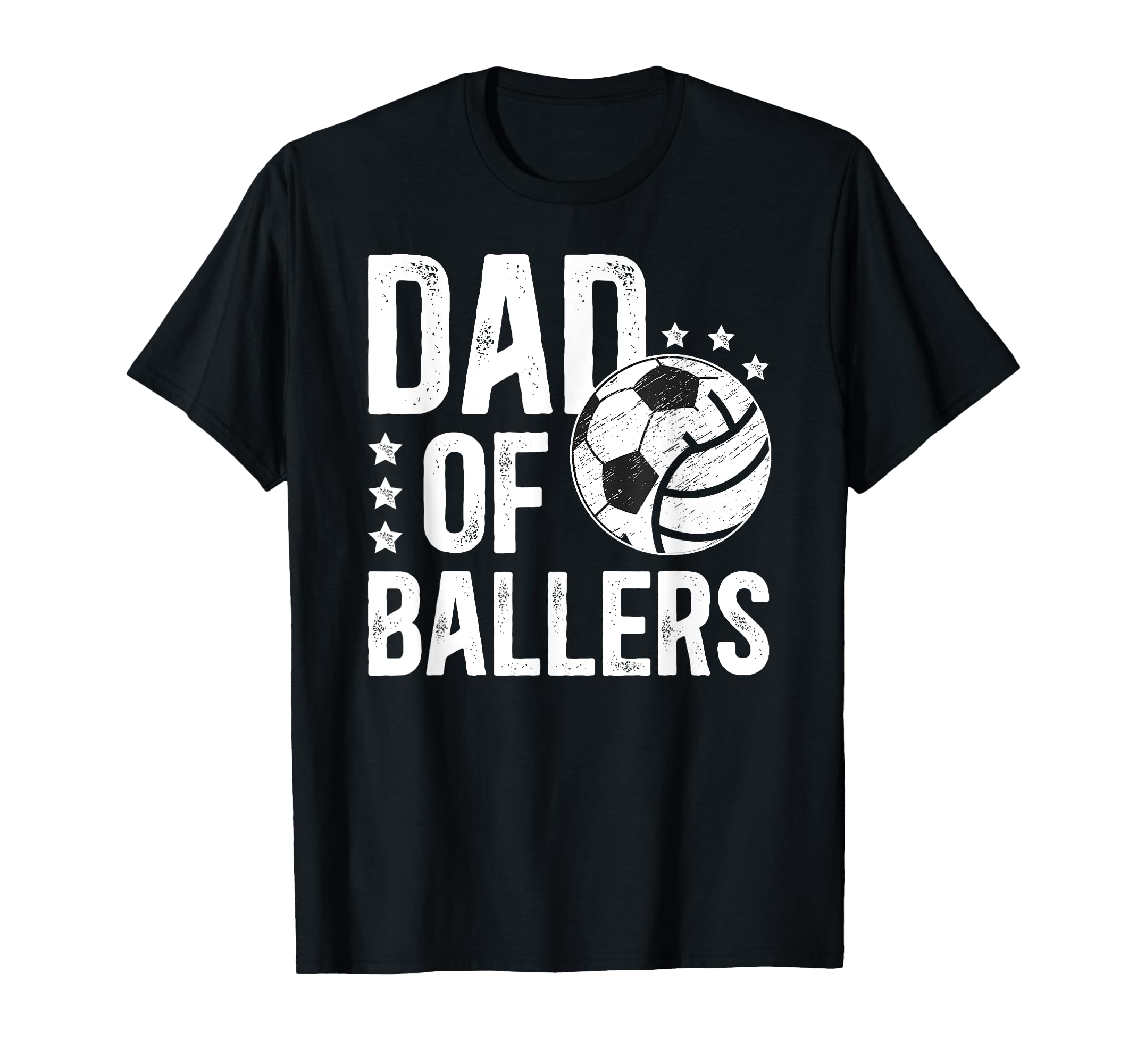Dad Ballers Soccer Volleyball Dad T-Shirt - Minimalist Print Unisex - T-Shirt, Sweatshirt, Hoodie