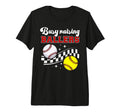 Busy Raising Ballers Baseball Softball Mom T-Shirt - Graphic Print Unisex - T-Shirt, Sweatshirt, Hoodie