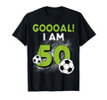 50Th Birthday Soccer Theme 50Year Old T-Shirt - Streetwear Style Men Women - T-Shirt, Sweatshirt, Hoodie