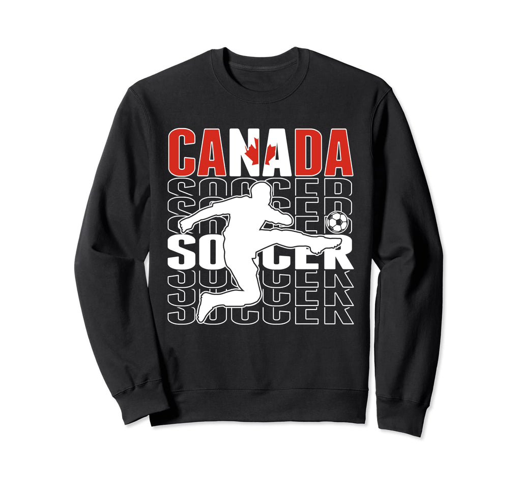 Canada Soccer Lovers Jersey Proud Sweatshirt - Trendy Graphic Men Women - T-Shirt, Sweatshirt, Hoodie