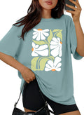 Women's Oversized Wildflower Graphic Crew Neck Summer - Adult & Kids T-Shirts, Sweatshirts & Hoodies apparel design preview 1