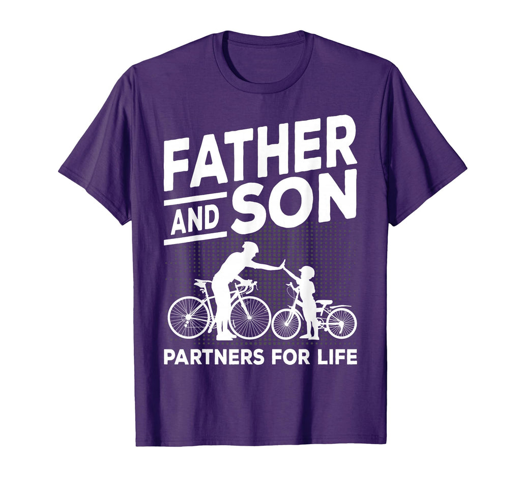Cycling Father And Son Bicycle Riding T-Shirt - Graphic Print for Adults - T-Shirt, Sweatshirt, Hoodie