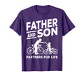 Cycling Father And Son Bicycle Riding T-Shirt - Graphic Print for Adults - T-Shirt, Sweatshirt, Hoodie