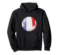 France Soccer Soccer Ball French Flag Soccer Hoodie - Graphic Print Unisex - T-Shirt, Sweatshirt, Hoodie