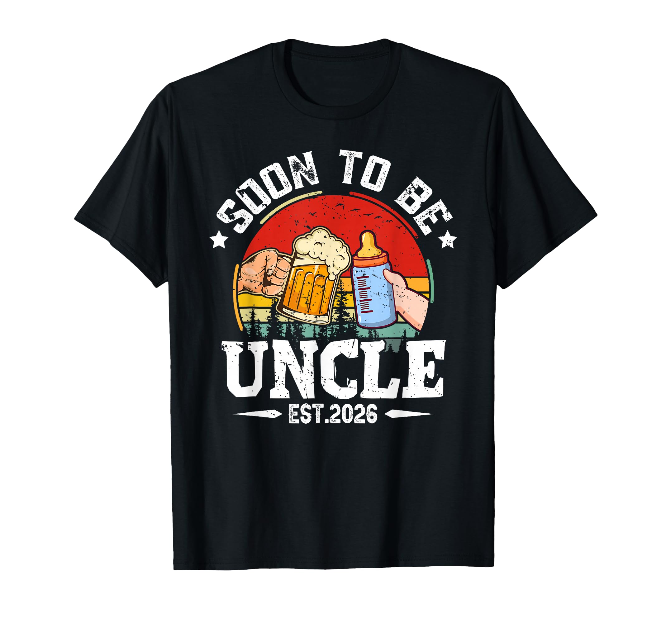 Mens Soon To Be Uncle 2026 T-Shirt - Fun Novelty Design Men Women - T-Shirt, Sweatshirt, Hoodie