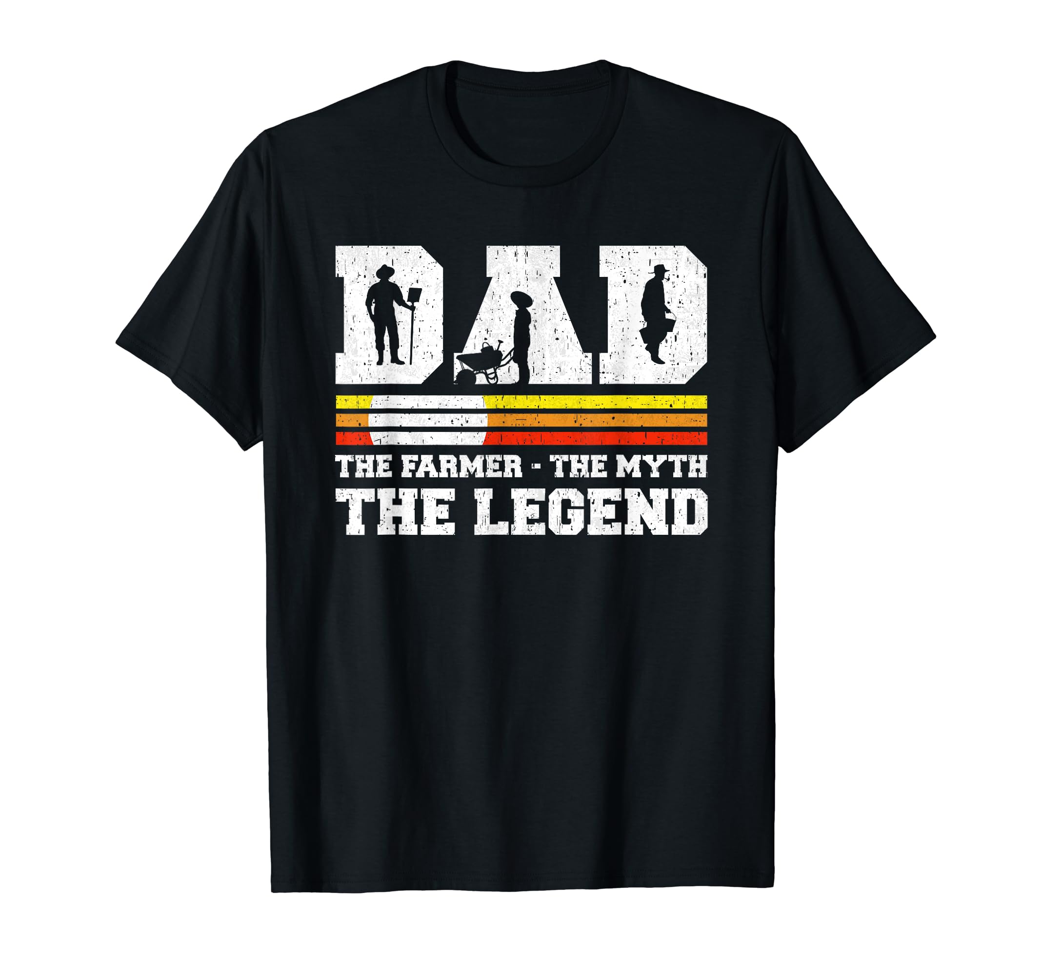 Dad Farmer Myth Legend Farm Dad T-Shirt - Aesthetic Graphic Men Women - T-Shirt, Sweatshirt, Hoodie