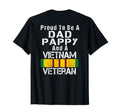 Back Proud Dad Pappy Vietnam Veteran T-Shirt - Streetwear Style Men Women - T-Shirt, Sweatshirt, Hoodie