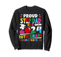Proud Step Dad 2024 10Th Grade Sweatshirt - Graphic Print Men Women - T-Shirt, Sweatshirt, Hoodie