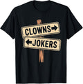 Vintage Direction Clowns to The Left Jokers Right - Adult & Kids T-Shirts, Sweatshirts & Hoodies apparel design preview 1