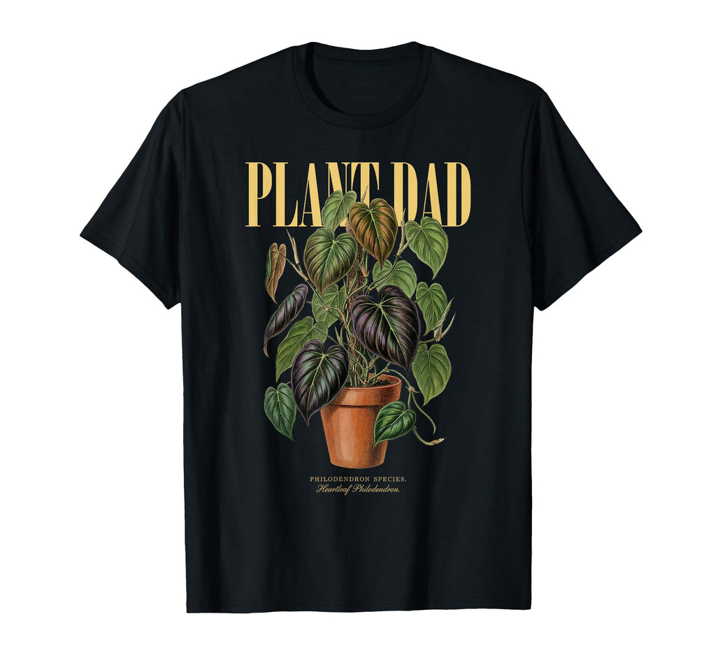 Philodendron Plant Dad Nature Flora T-Shirt - Custom Art Print Unisex - T-Shirt, Sweatshirt, Hoodie