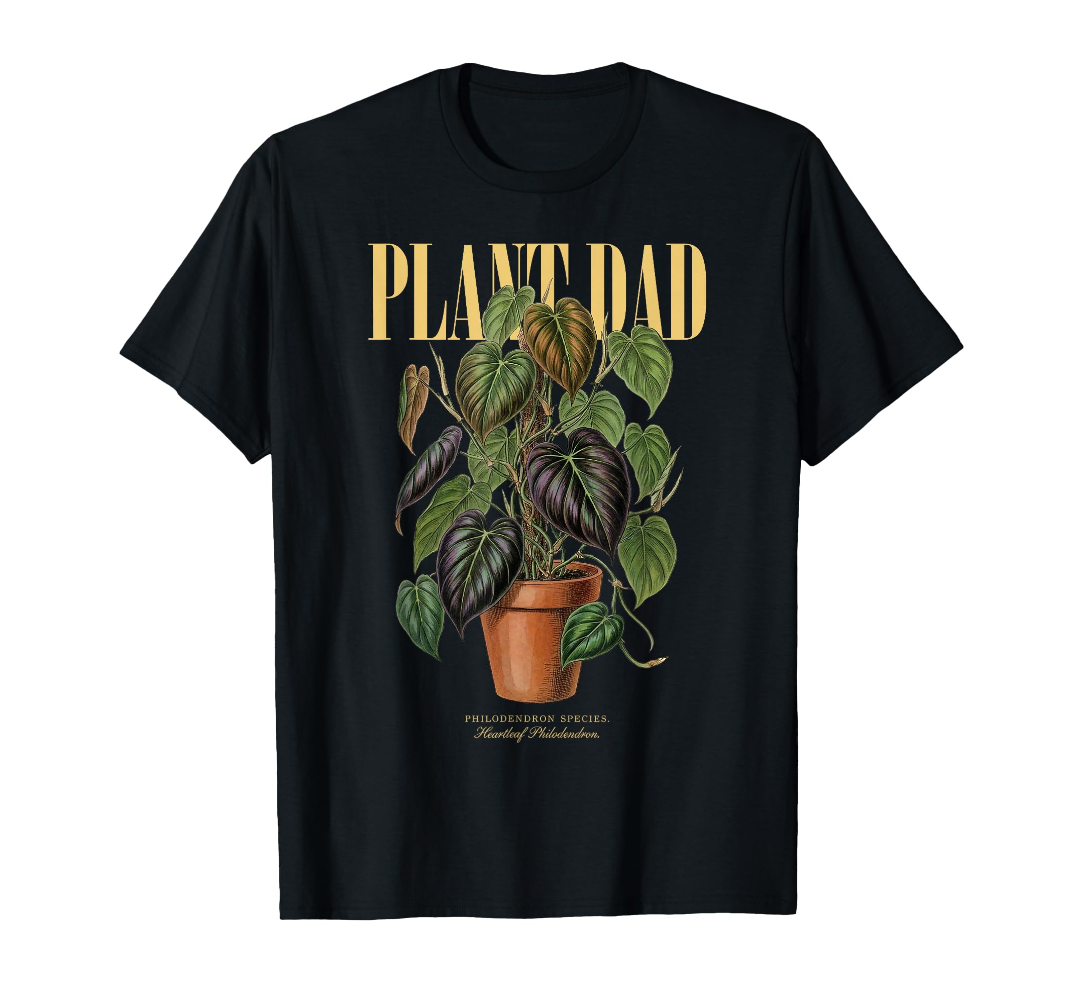 Philodendron Plant Dad Nature Flora T-Shirt - Custom Art Print Unisex - T-Shirt, Sweatshirt, Hoodie