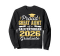Proud Great Aunt 2026 Salutatorian Sweatshirt - Novelty Apparel Men Women - T-Shirt, Sweatshirt, Hoodie