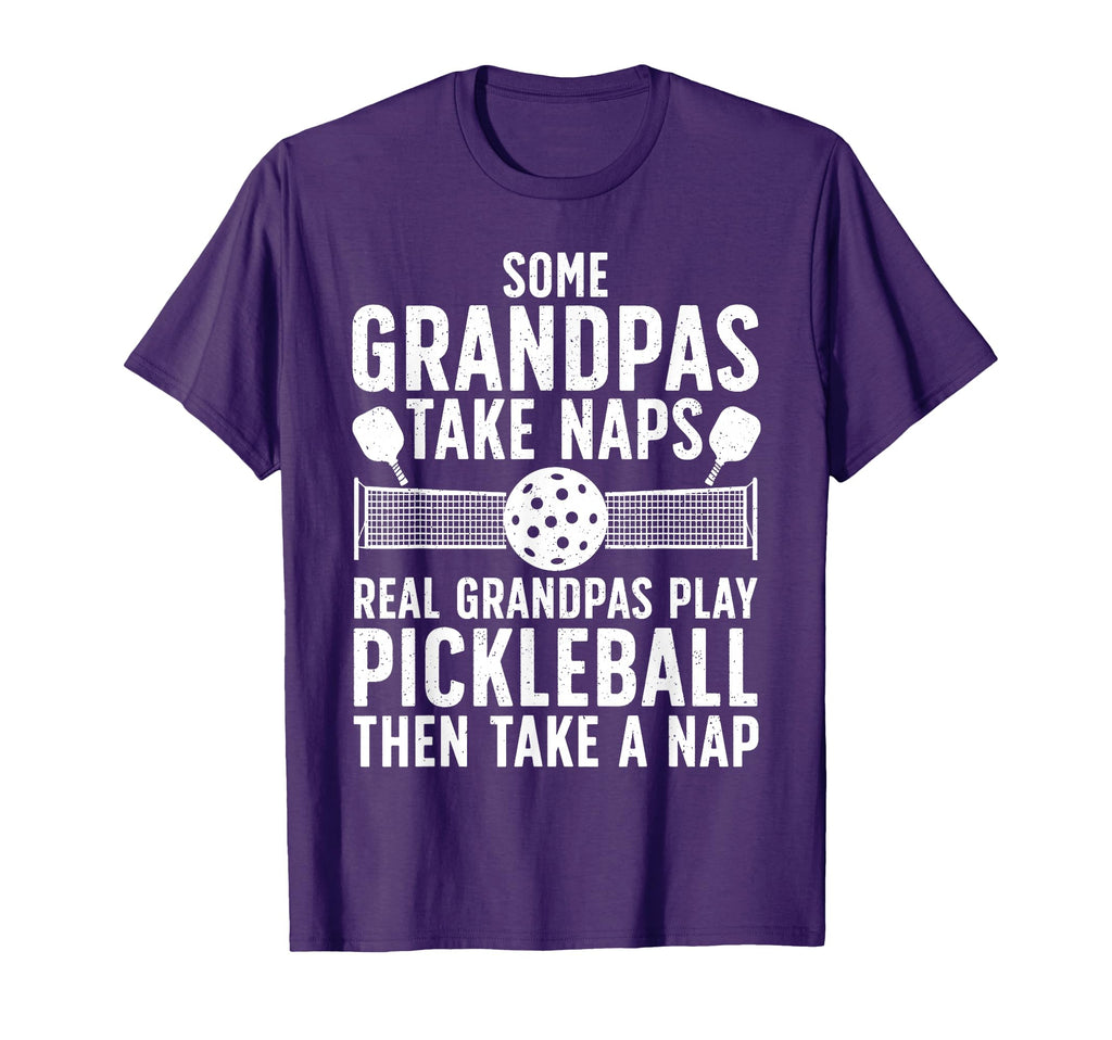 Pickleball Grandpa Paddle Sport T-Shirt - Custom Art Print for Adults - T-Shirt, Sweatshirt, Hoodie