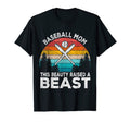 Funny Baseball Mom Ball Mom Baseball T-Shirt - Minimalist Print Men Women - T-Shirt, Sweatshirt, Hoodie