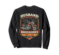 Motorcycle Biker Couple Wedding Sweatshirt - Fun Novelty Design for Adults - T-Shirt, Sweatshirt, Hoodie