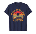 Austin Texas Keep It Weird Longhorn T-Shirt - Aesthetic Graphic Men Women - T-Shirt, Sweatshirt, Hoodie