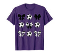 Coquette Soccer Bow Cheer Soccer Mama T-Shirt - Aesthetic Graphic Unisex - T-Shirt, Sweatshirt, Hoodie