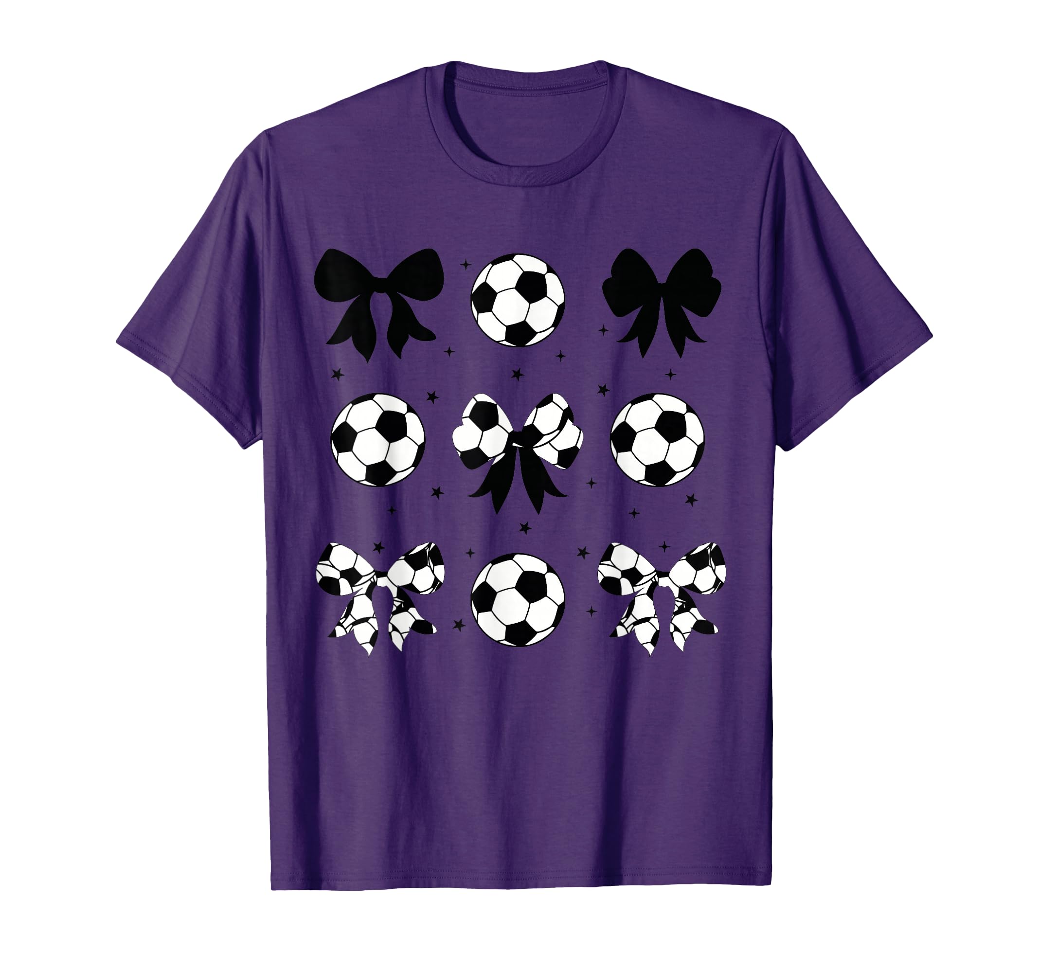 Coquette Soccer Bow Cheer Soccer Mama T-Shirt - Aesthetic Graphic Unisex - T-Shirt, Sweatshirt, Hoodie