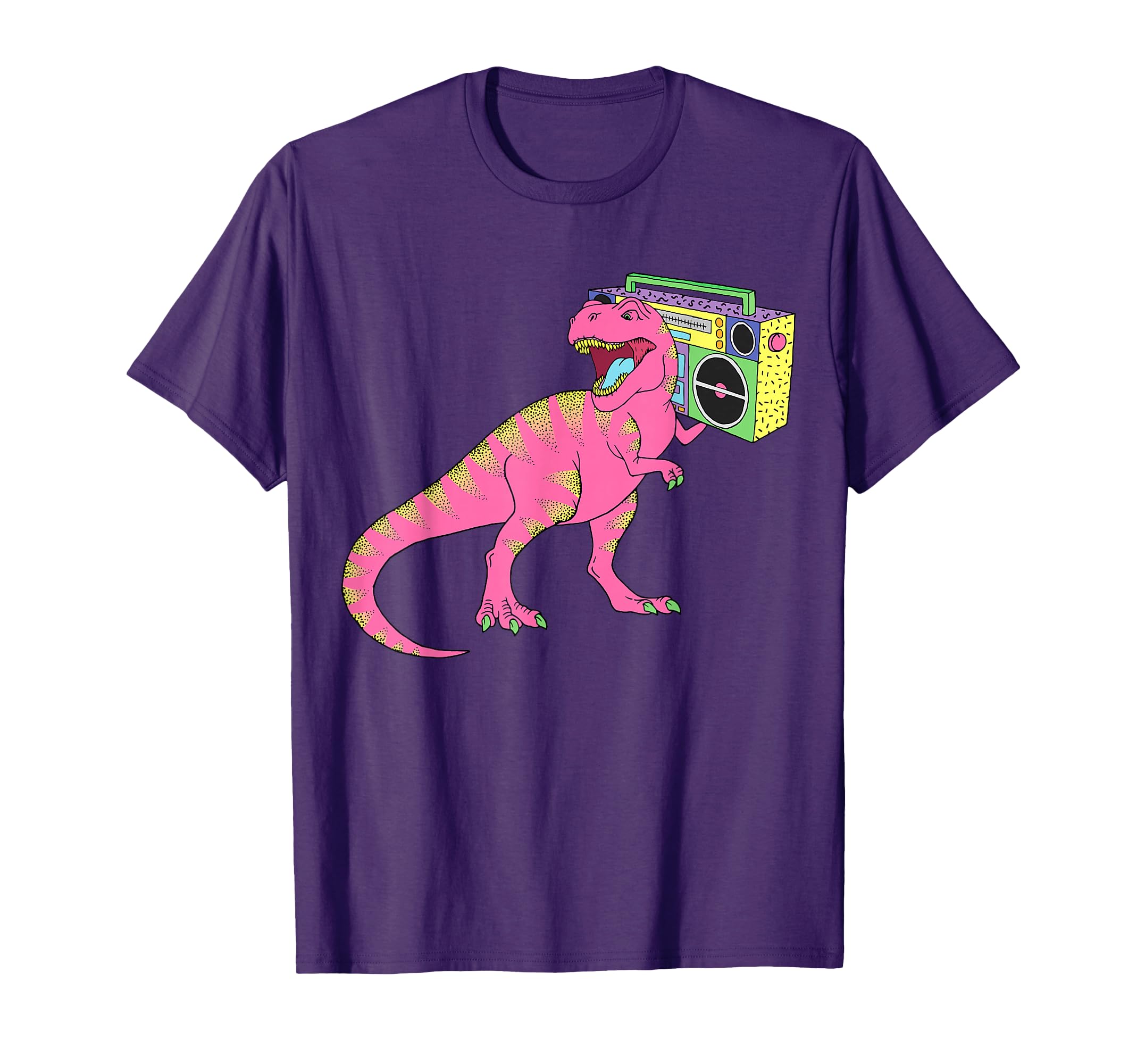 T Rex Boombox Dinosaur T-Shirt - Fun Novelty Design for Adults - T-Shirt, Sweatshirt, Hoodie
