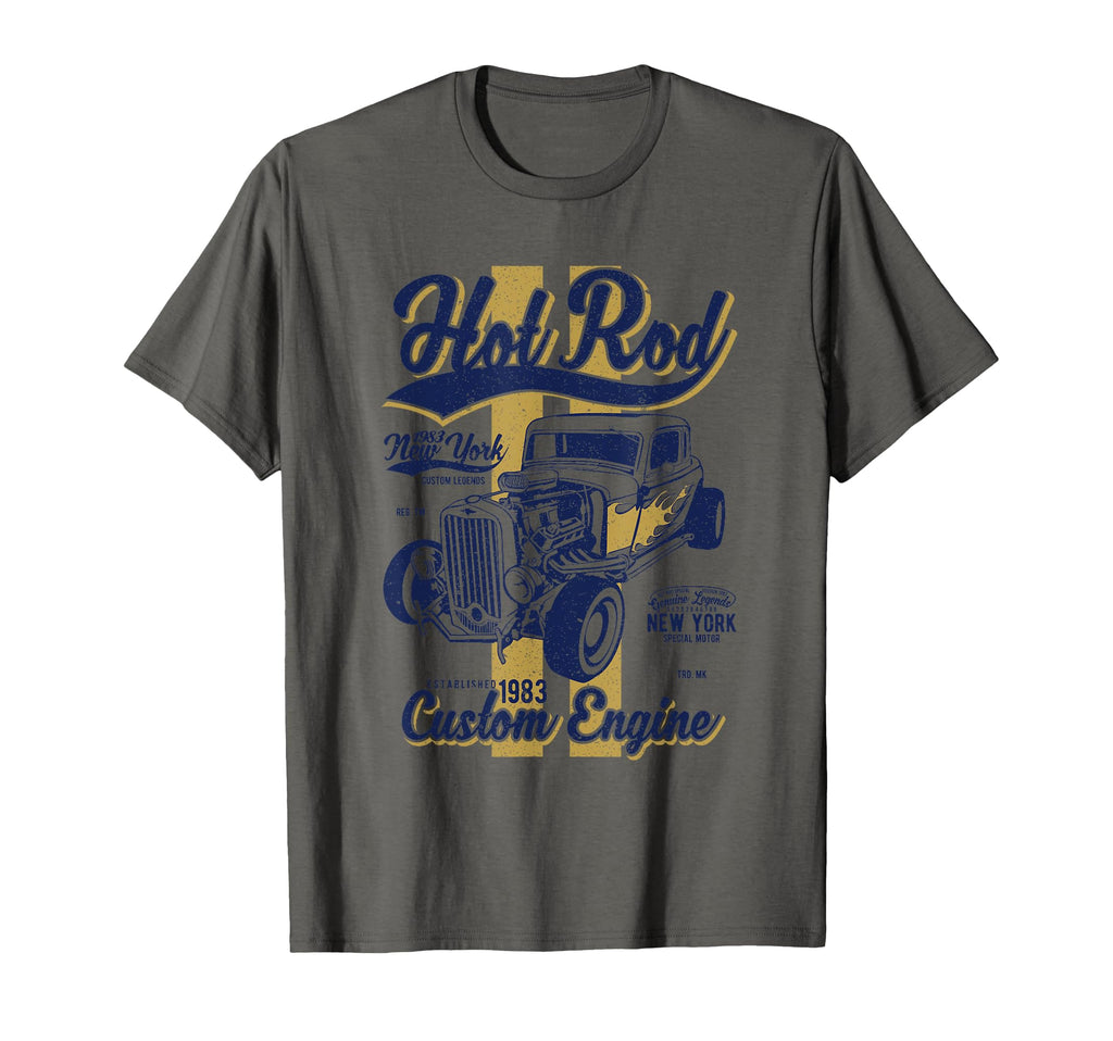 Hot Rod Custom Engine Hot Rod T-Shirt - Casual Everyday Wear Men Women - T-Shirt, Sweatshirt, Hoodie