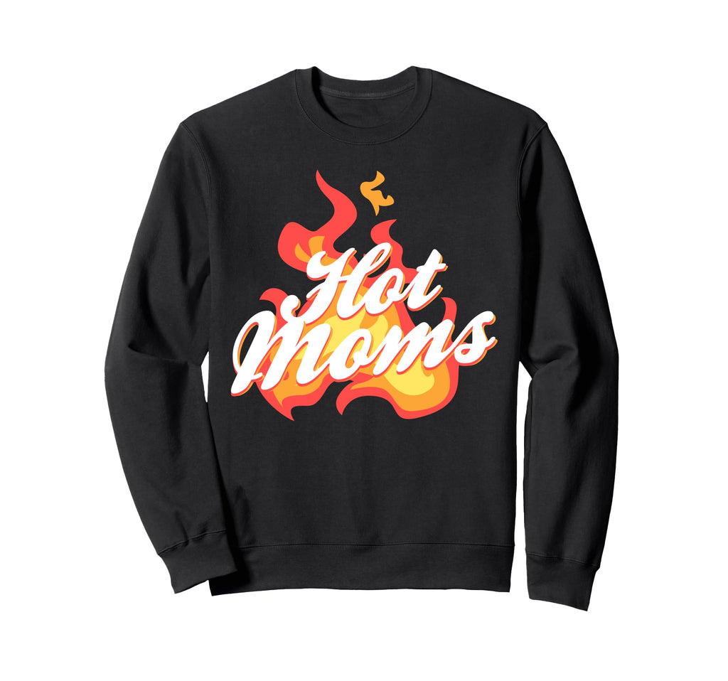 Hot Moms Flames Milf Divorce Party Sweatshirt - Graphic Print Unisex - T-Shirt, Sweatshirt, Hoodie