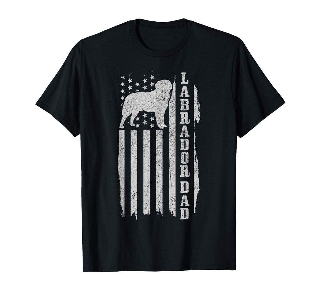 Best Labrador Dad Ever Patriotic Co T-Shirt - Fun Novelty Design for Adults - T-Shirt, Sweatshirt, Hoodie