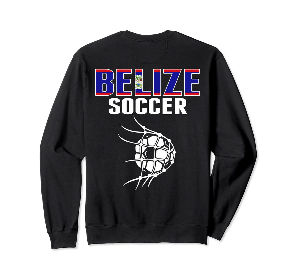 Belize Soccer Ball Net Belizean Sweatshirt - Aesthetic Graphic Men Women - T-Shirt, Sweatshirt, Hoodie