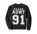 Number 91 Custom Proud Soccer Sweatshirt - Casual Everyday Wear Unisex - T-Shirt, Sweatshirt, Hoodie